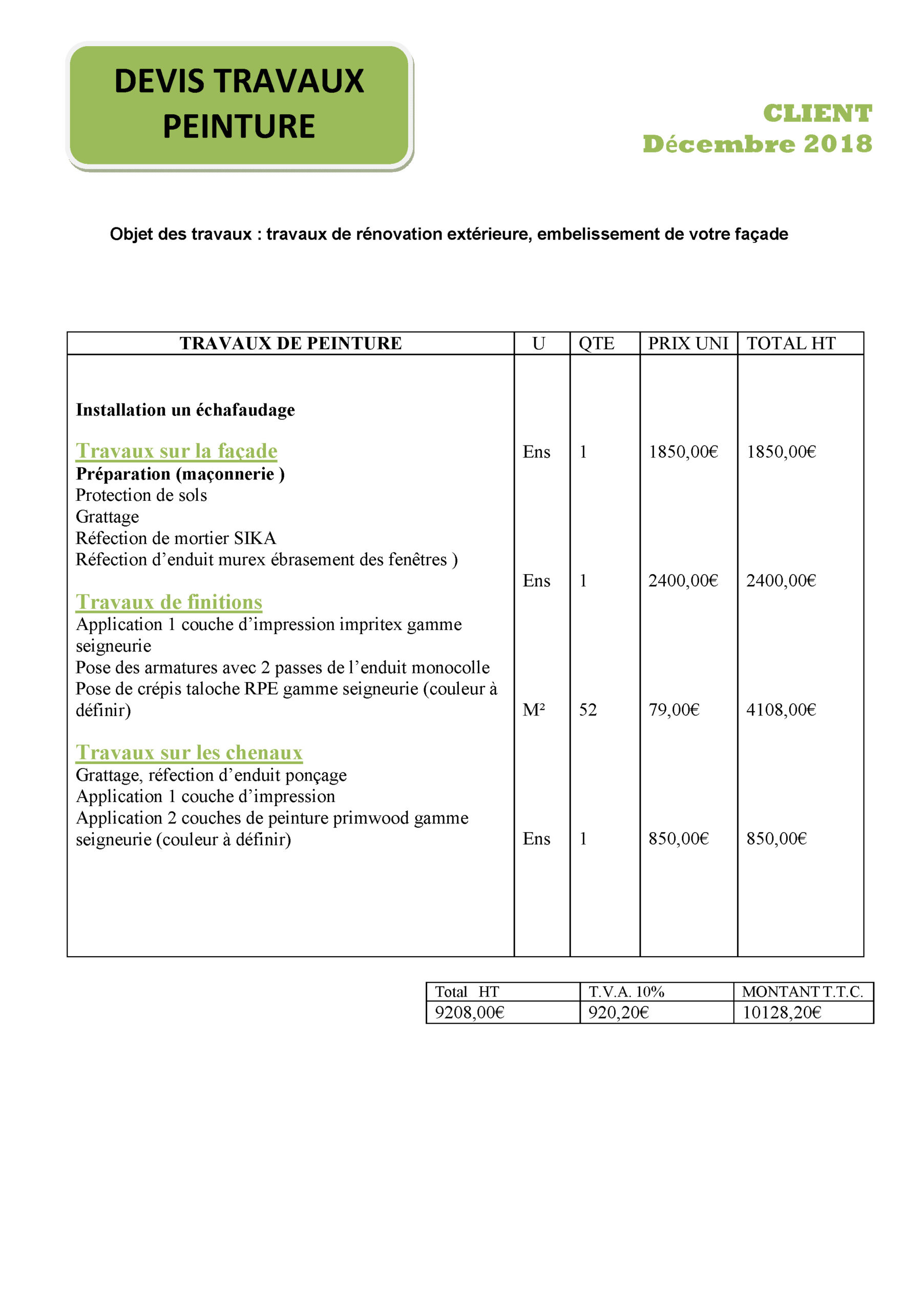 obtenez rapidement un devis r&eacute;novation pr&eacute;cis et personnalis&eacute; pour tous vos projets de travaux, d'am&eacute;nagement ou de r&eacute;habilitation. comparez gratuitement les offres pr&egrave;s de chez vous !