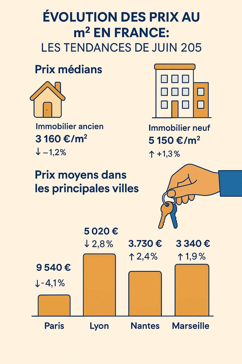 d&eacute;couvrez le prix au m&egrave;tre carr&eacute; actuel selon la localisation, les tendances du march&eacute; immobilier et les conseils pour bien estimer la valeur de votre bien en 2024.