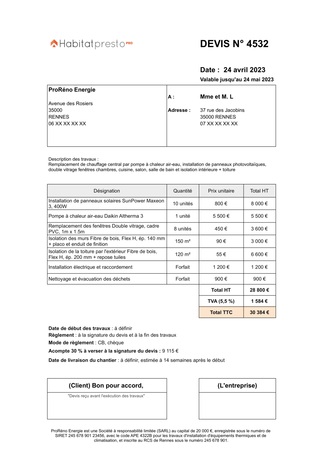 d&eacute;couvrez les tarifs et prestations pour la r&eacute;novation d'appartement afin d'estimer le co&ucirc;t total de vos travaux et optimiser votre budget.